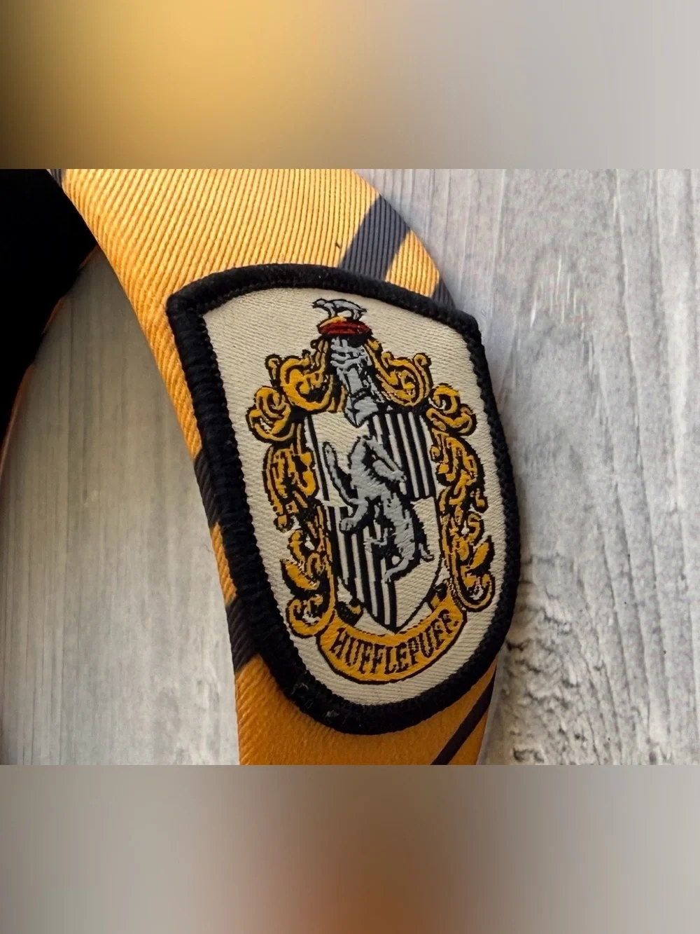 Official Harry Potter Hufflepuff Costume Headband by elope Cosplay